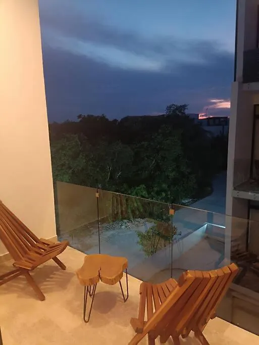 Centrico Estudio Con Balcon En Aldea Zama Tulum I Elena214