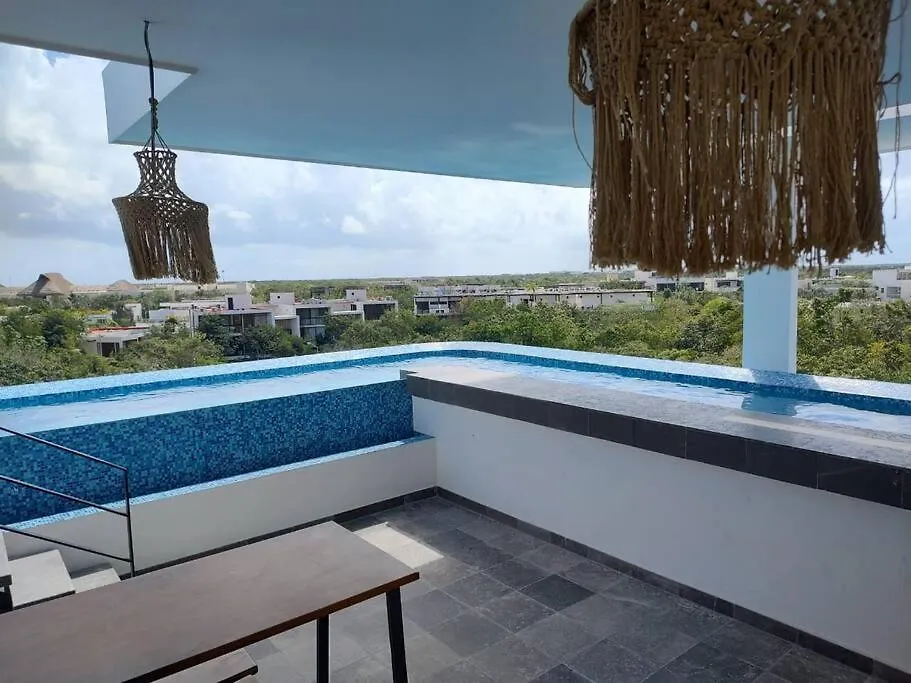 Centrico Estudio Con Balcon En Aldea Zama Tulum I Elena214 Apartment